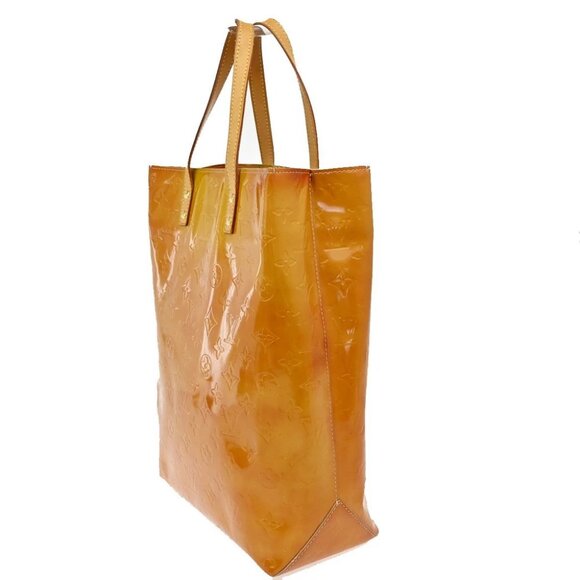 LOUIS VUITTON Read MM Hand Bag Monogram Vernis Patent Leather YW - Picture 2 of 14